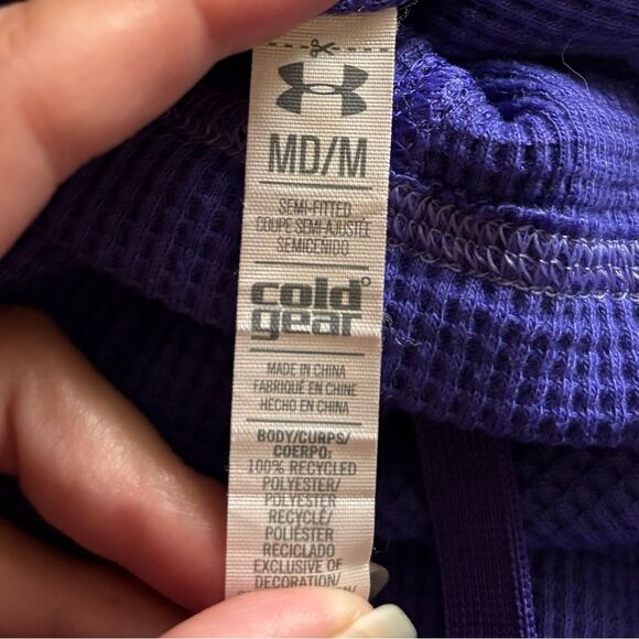 Under Armour Thermal Top Purple Womens Size Medium - Picture 7 of 7